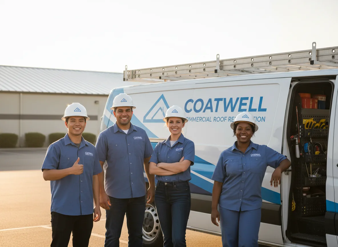 Commercial roof coating company in Lock Springs, MO